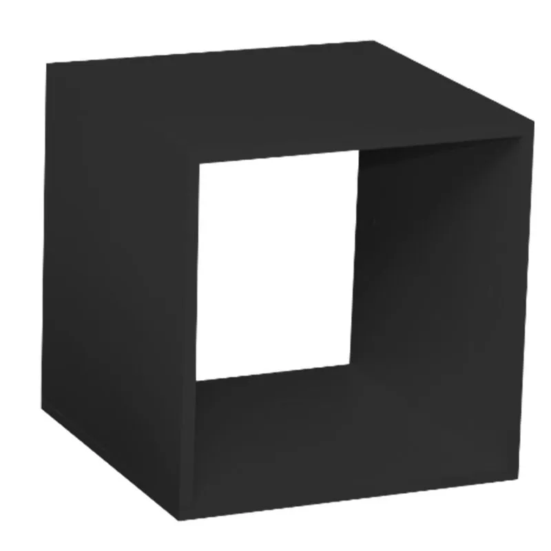 Nicho Cubo Macs Baby 40cmx40cm Bramov Móveis Preto