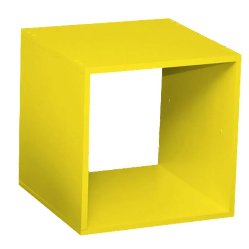 Nicho Cubo Macs Baby 40cmx40cm Bramov Móveis Amarelo