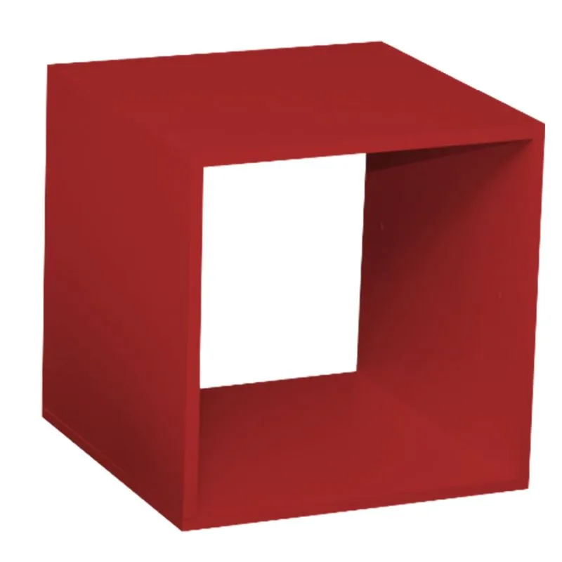 Nicho Cubo Macs Baby 40cmx40cm Bramov Móveis Vermelho