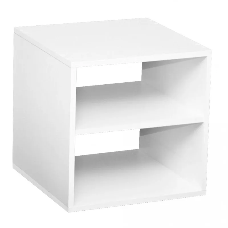 Nicho Cubo com 1 Prateleira 40cmx40cm Montana Kit Cubos Baby Bramov Móveis Branco