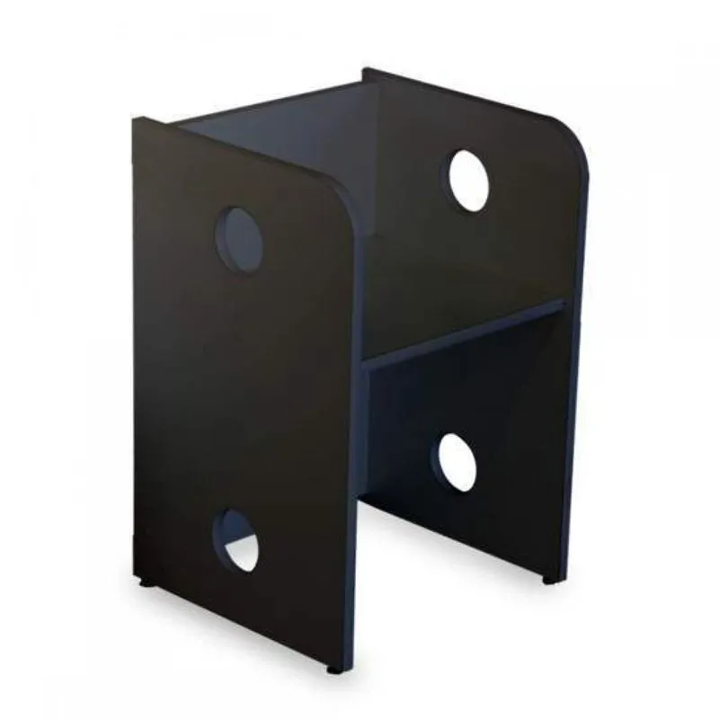 Banco Infantil Caroti Kit Cubos Baby Bramov Móveis Preto