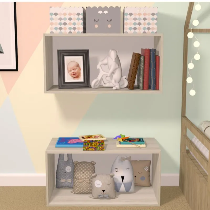 Nicho Cubo com Fundo Branco Glas Baby Bramov Móveis Geneve