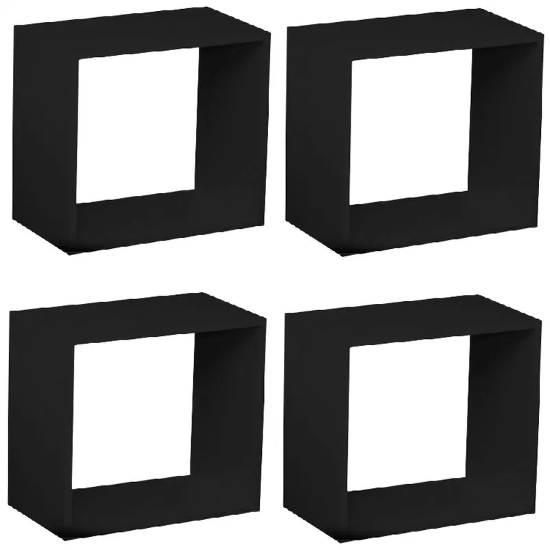 Kit Quarto Infantil 4 Nichos Cubo Vitra Kit Cubos Baby Siena Móveis