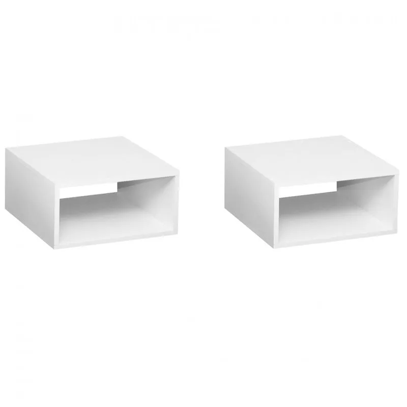 Conjunto 2 Nichos Salvatori Baby Bramov Móveis Branco