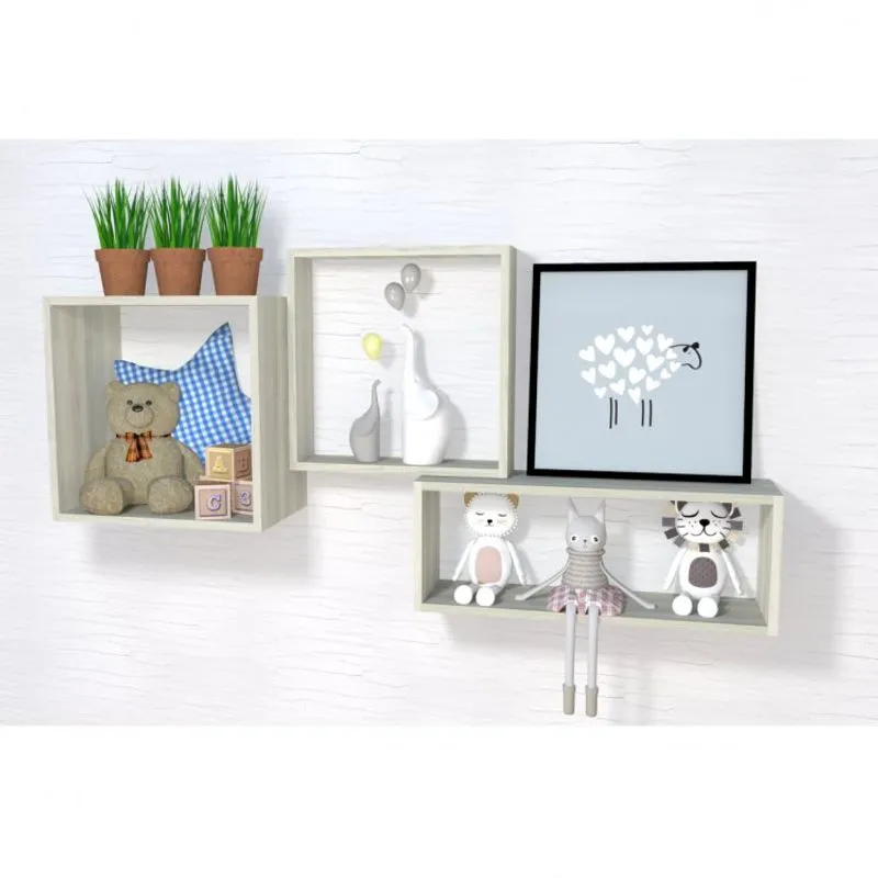 Conjunto Infantil com 3 Nichos Glue