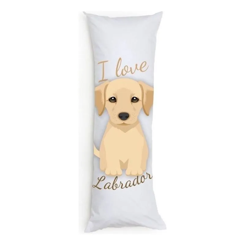 Fronha Travesseiro Corpo Xuxão 1,35x48cm Estampada Pet Labra