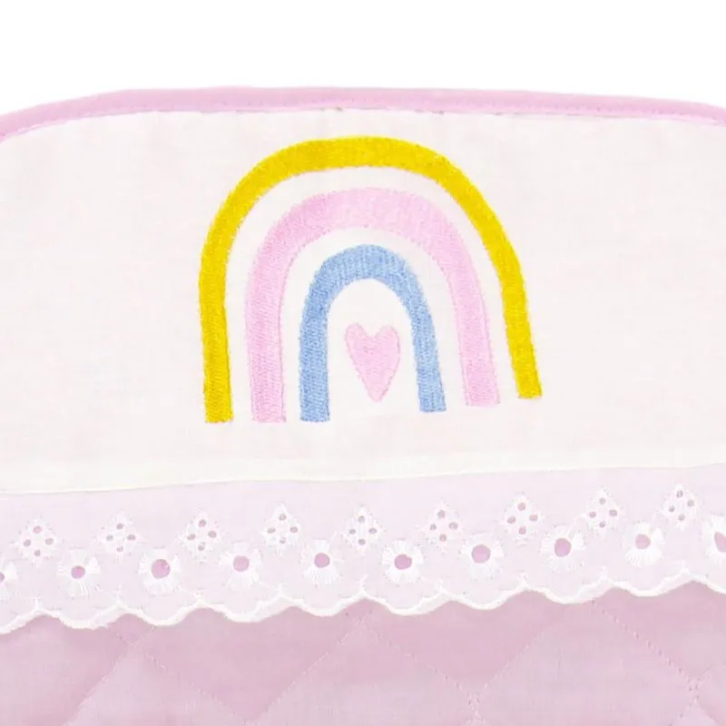 Capa Para Bebe Conforto 1pc Arco Iris Rosa