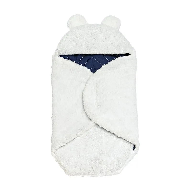 Saco De Dormir Com Capuz 1 Peça Marinho