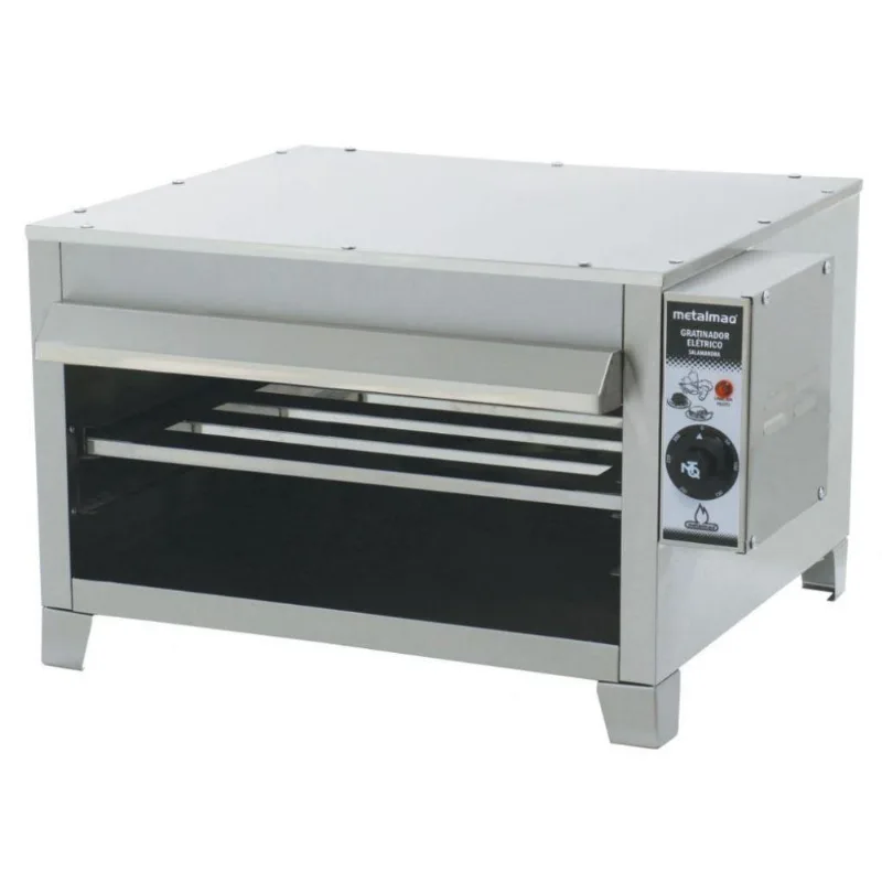 Salamandra Elétrica 60x50 Sl6 Metalmaq Forno Gratinador Inox 220v - METALMAQ