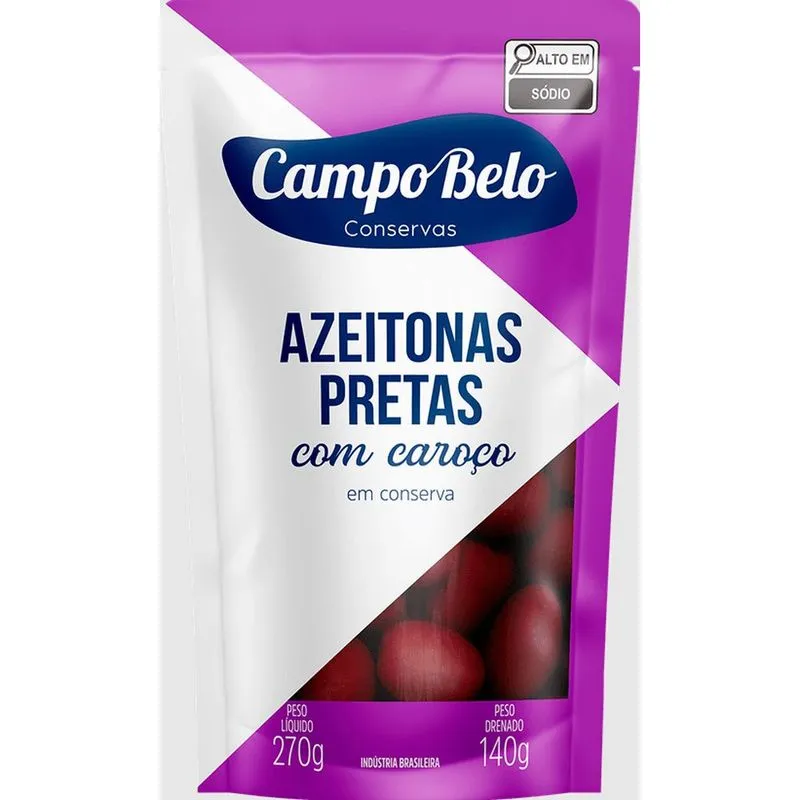 Azeitona Preta Campo Belo 140g