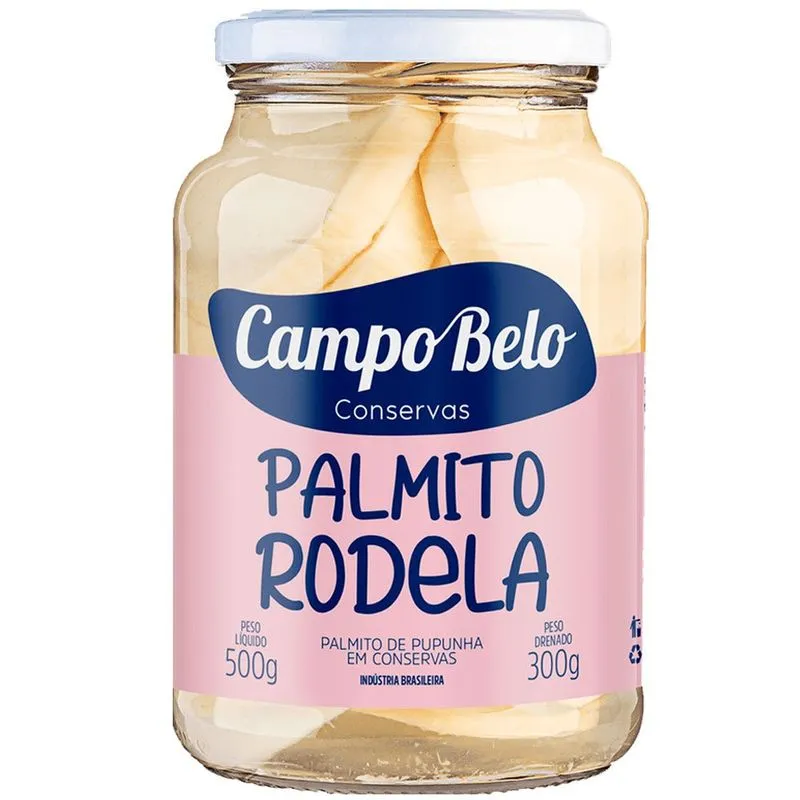 Palmito Pupunha Em Rodela Campo Belo 300g
