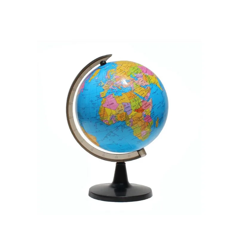 Globo Terrestre Giratório Com 27cm Diâmetro
