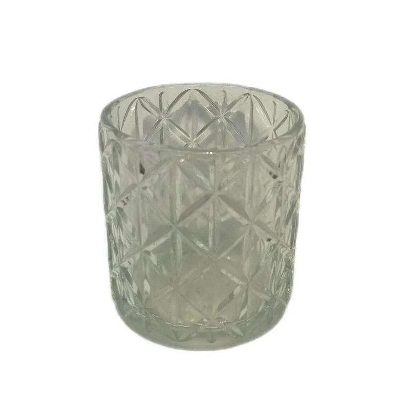 Vaso De Vidro E Castiçal