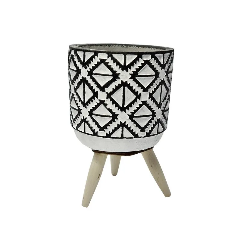 Vasos de Porcelana com Flor