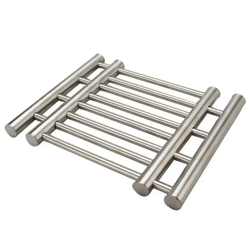 Descanso de Panelas Duplo Extensível em Aço Inox Y888