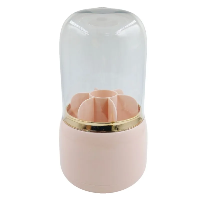 Organizador Multiuso Giratório 24cm em Acrilico Y888-Rosa