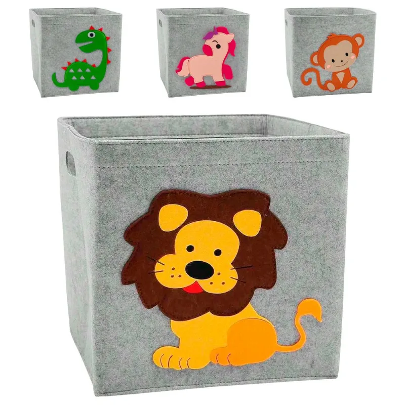 Cesto Organizador Multiuso 30x30cm em Poliéster Y888-Modelos Sortidos