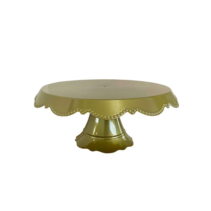 Boleira Babado Pequena Dourada 16cm MIRANDINHA