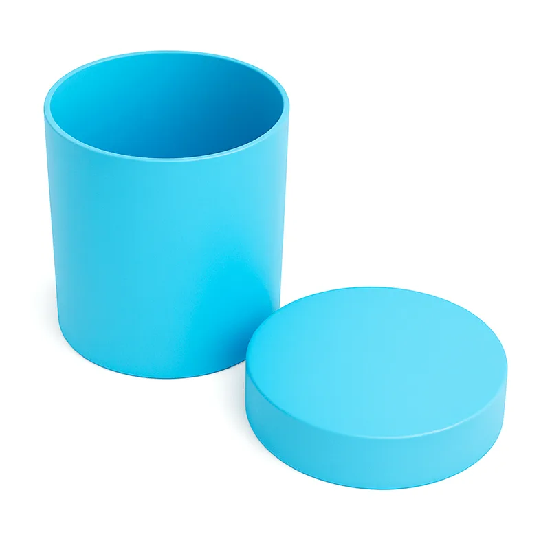 Caixa Redonda Azul Bebê 150x160mm 4330006 MIRANDINHA CAIXA REDONDA AZUL BB 2.5L 150X160MM 4330006 MIRANDINHA