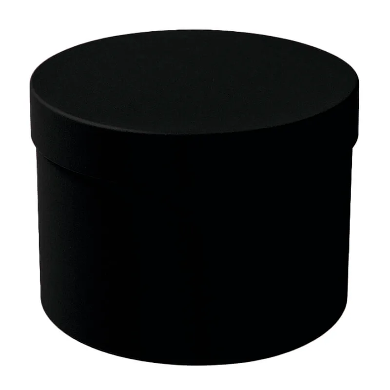 Caixa Redonda Preta 200X120MM 4331021 MIRANDINHA CAIXA REDONDA PRETA 3.5L 200X120MM 4331021 MIRANDINHA