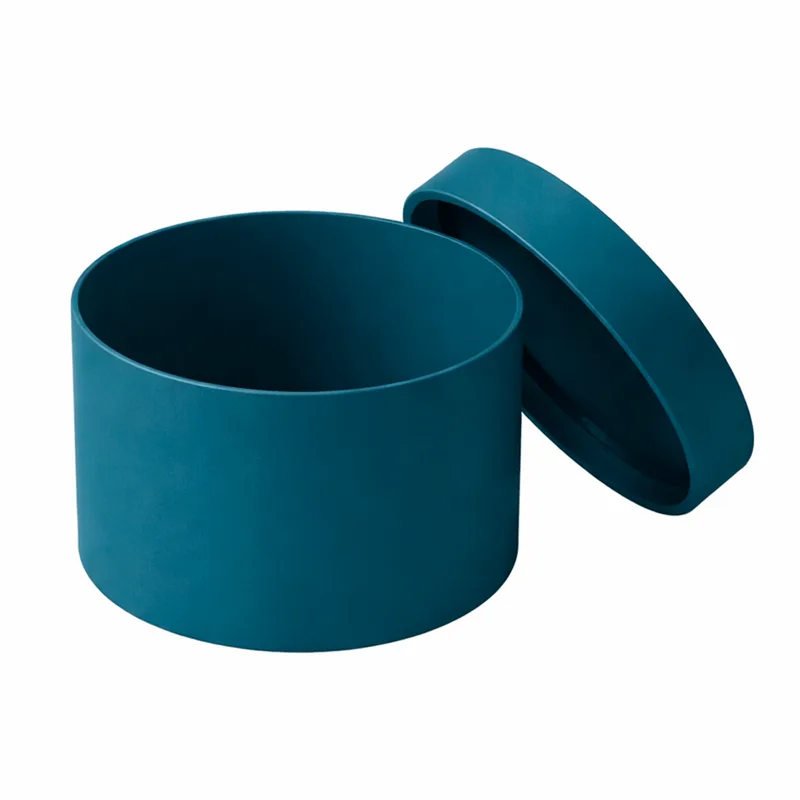 Caixa Redonda Azul Petruz 200X120MM 4331071 MIRANDINHA CAIXA REDONDA AZUL PETRUZ 3.5L 200X120MM 4331071 MIRANDINHA