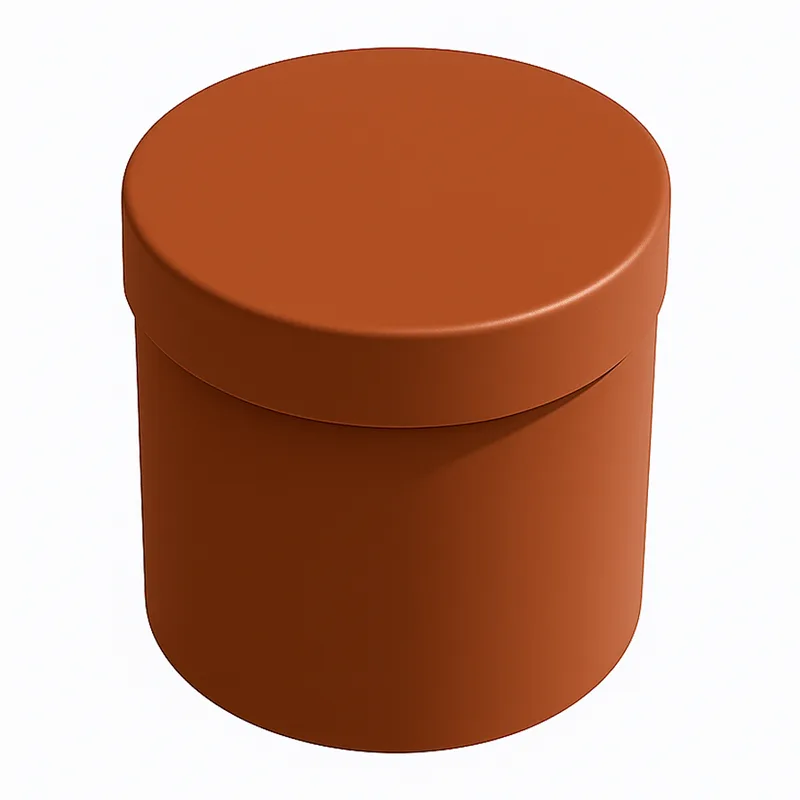 Caixa Redonda Marrom Russet 150x160mm 4330065 MIRANDINHA CAIXA REDONDA MARROM RUSSET 2.5L 150X160MM 4330065 MIRANDINHA