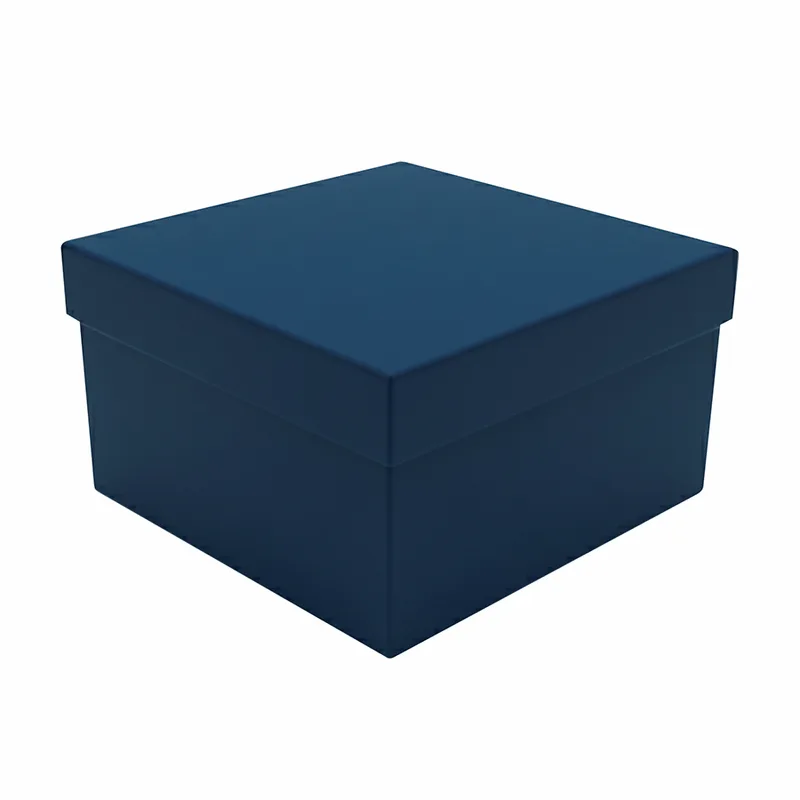Caixa De Presente Azul Petrus 18x18cm 4340071 MIRANDINHA CAIXA PRESENTE AZUL PETRUS 2.5L 18X18CM 4340071 MIRANDINHA