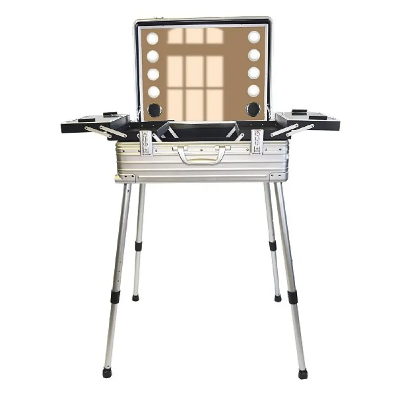 Maleta Camarim Profissional - Glamour Pro Prata