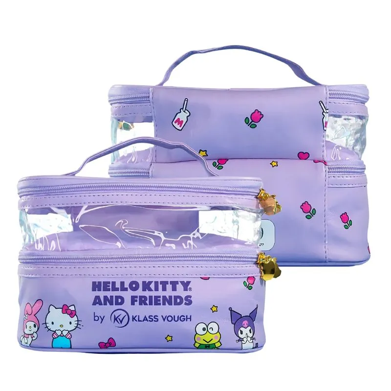 Nécessaire Organizador Lilás Dupla by Hello Kitty and Friends