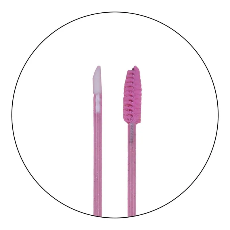 Aplicador Descartável Duplo para Gloss e Máscara de Cílios - 50 Unidades