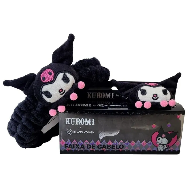 Faixa de Cabelos para Skincare e Maquiagem by Kuromi