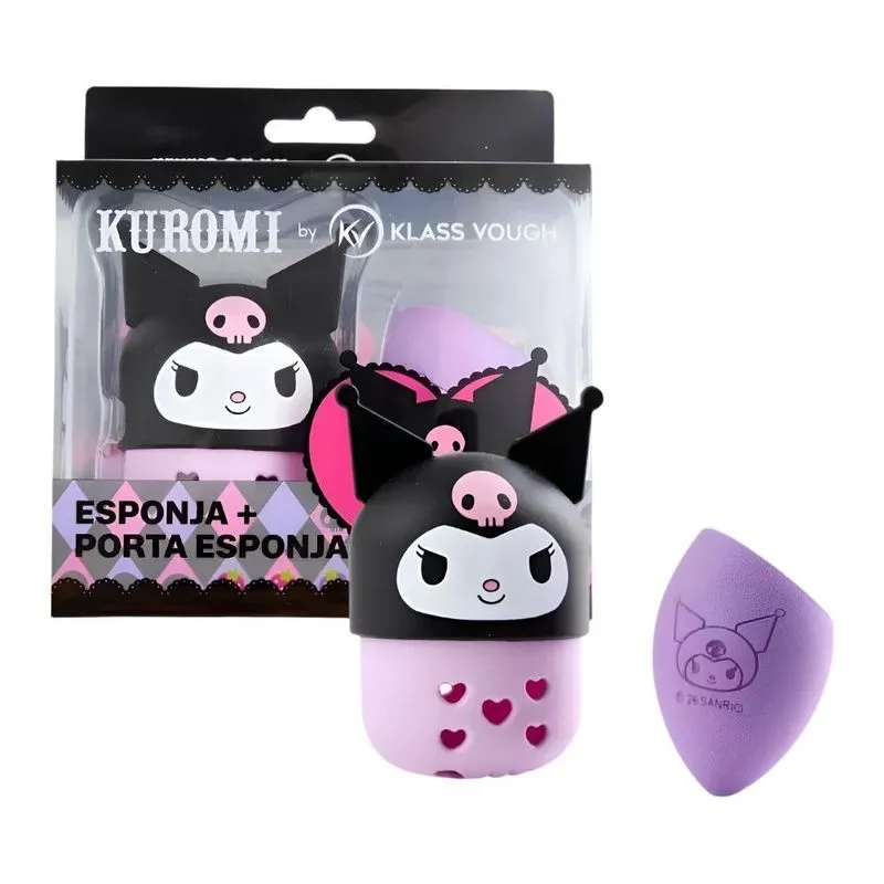 Kit Kuromi By Klass Vough Esponja e Porta-Esponja Km10