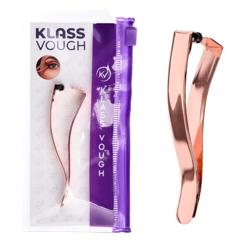 Pinça Curvadora e Aplicador para Cílios Postiços Rose Gold Klass Vough