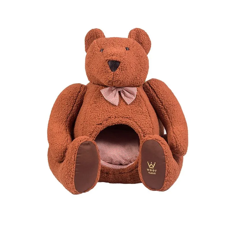 Cama Urso Woof Pet para Cães