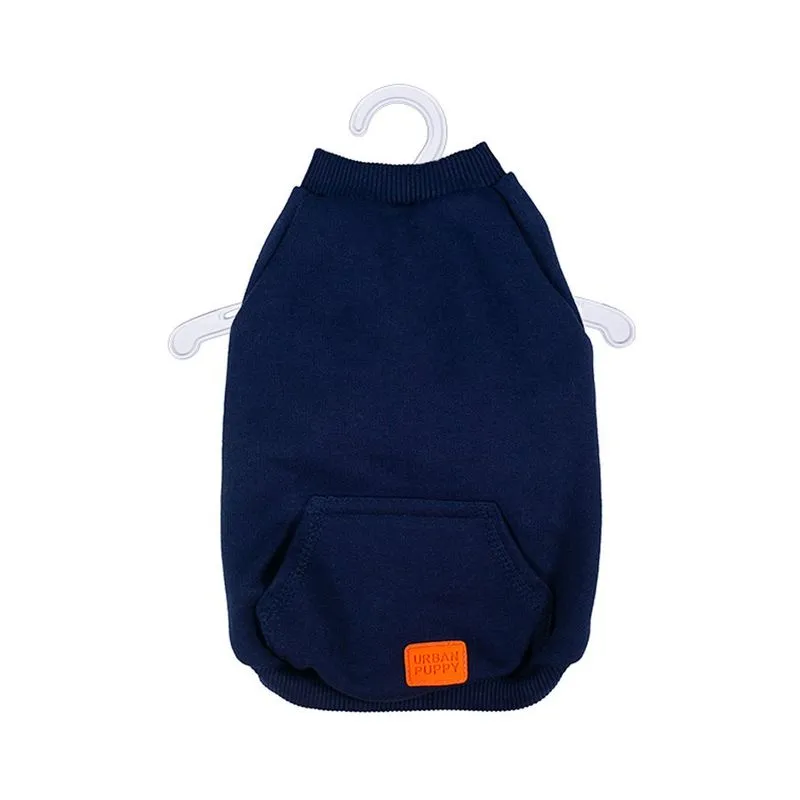 Casaco Urban Puppy Moletom Marinho Para Cães E Gatos - Tamanho 18