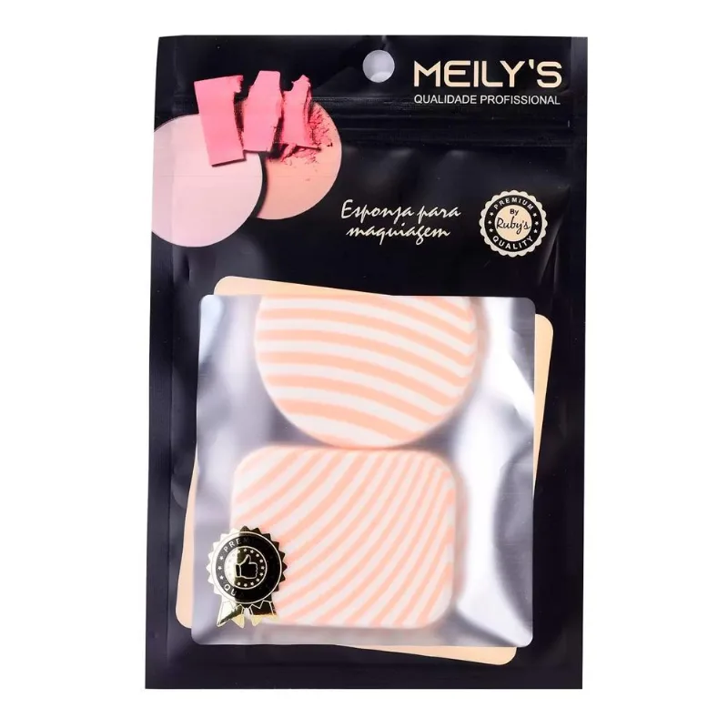 Kit 2 Esponjas Para Maquiagem Meily's