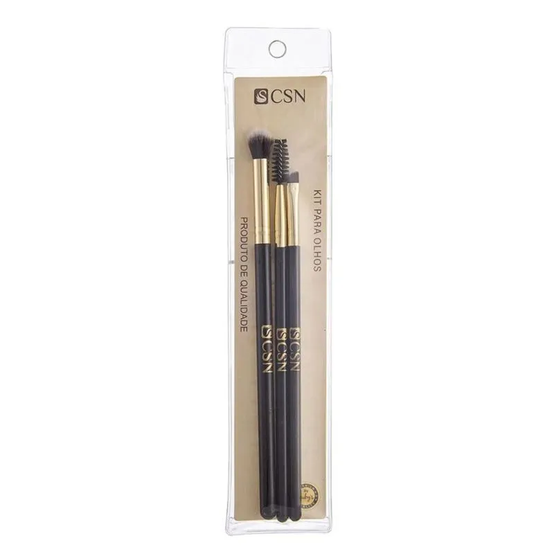 Kit Pincel Para Maquiagem Rubys Cns C/3