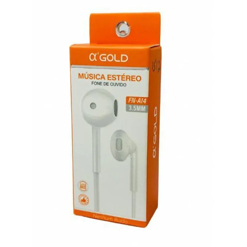 Fone De Ouvido P2 Gold Fn-A55