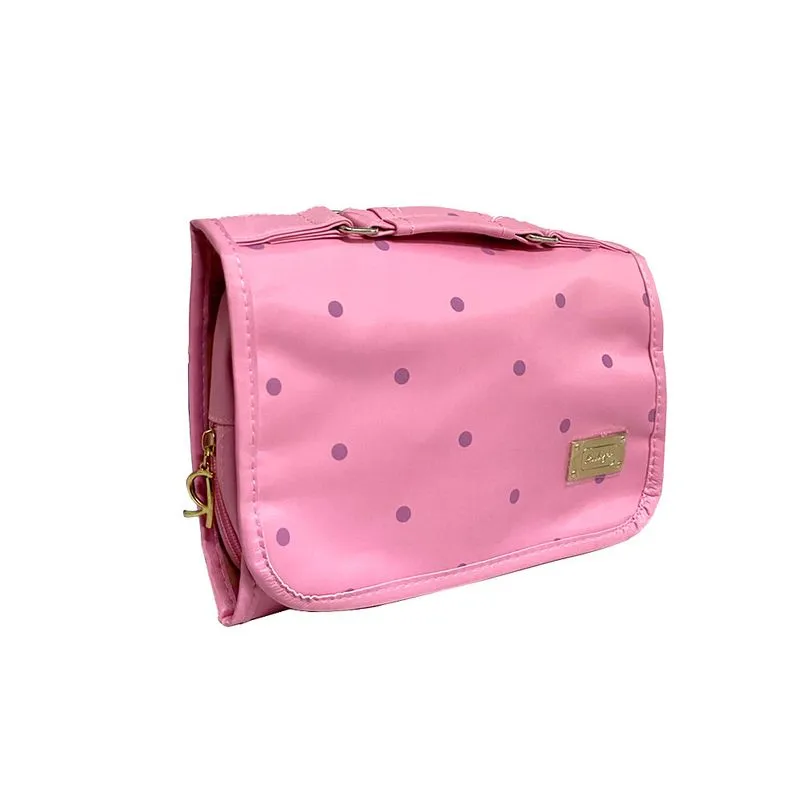 Necessaire Dobrável Viagem Poá Rubys