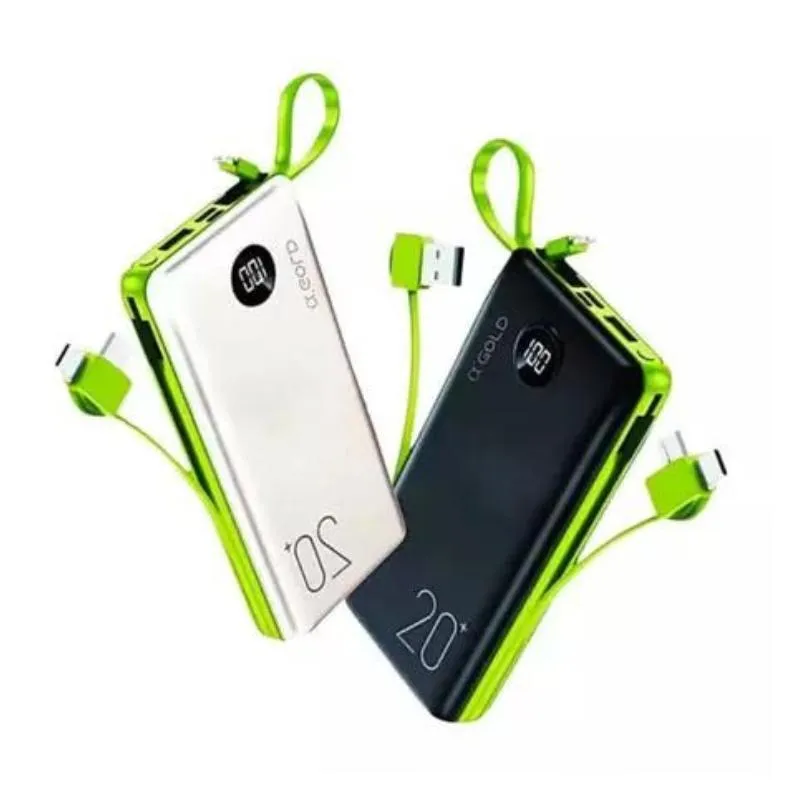 Carregador Portátil 20.000mah A'gold Bte-02e1