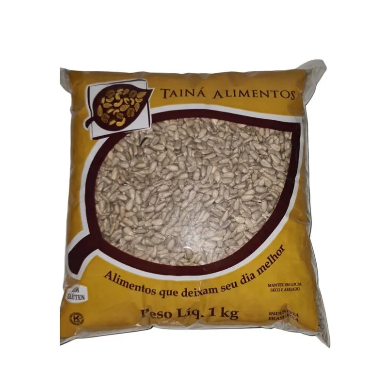 Semente De Girassol Sem Casca Tainá Alimentos - Pacote 1kg