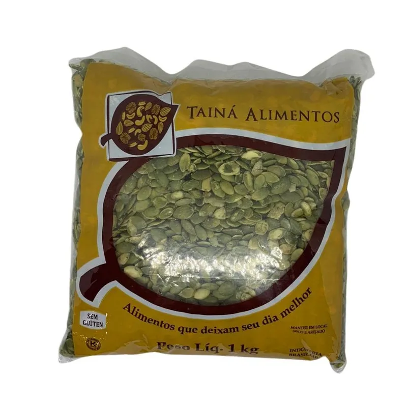 Semente De Abóbora Crua S/casca Tainá Alimentos - Pacote 1kg