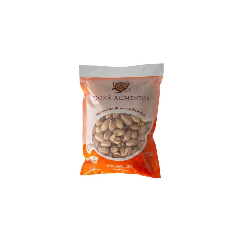 Pistache Com Casca Torrado E Salgado Tainá Alimentos 200g