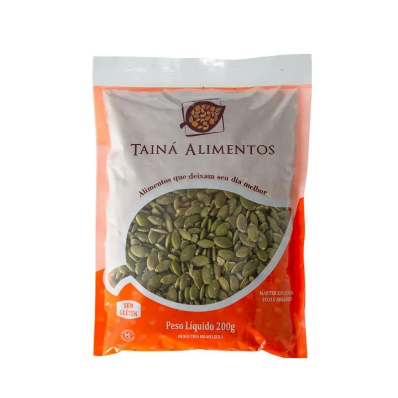 Semente De Abóbora Sem Casca S/glúten Tainá Alimentos 200g