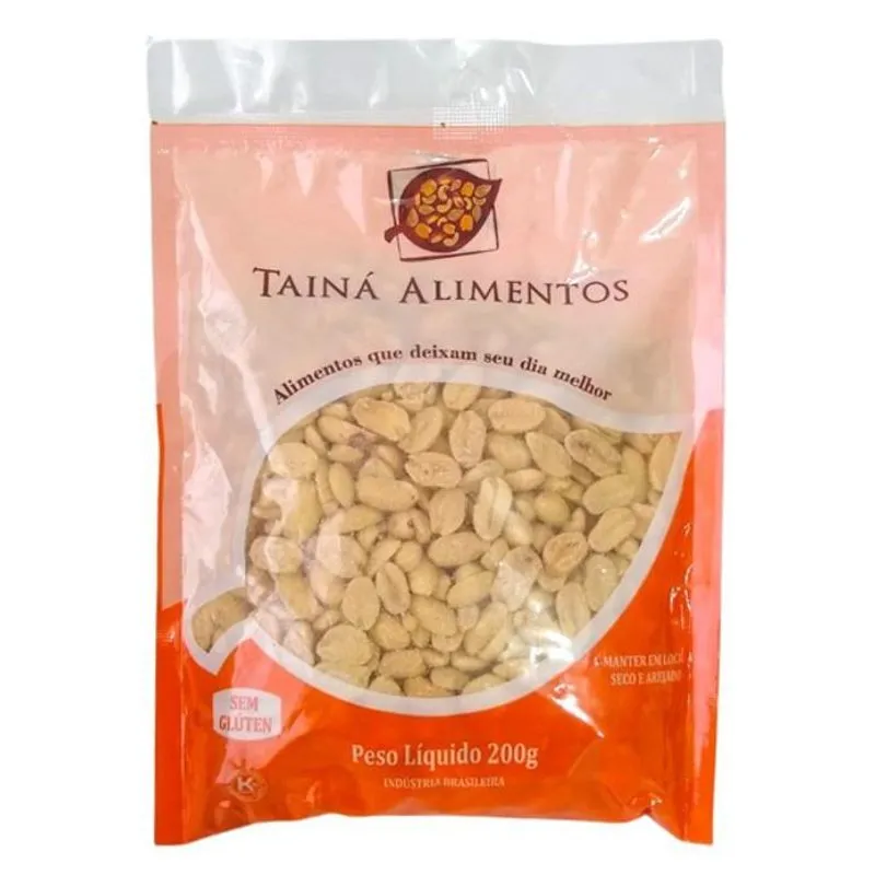 Amendoim Torrado Com Sal Tainá Alimentos 200g