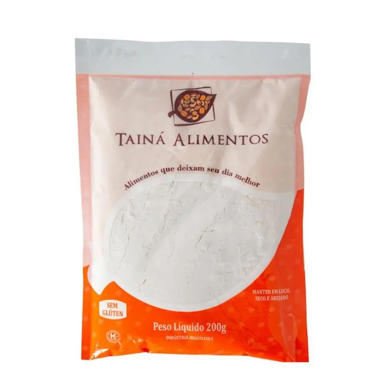 Goma Xantana Sem Glúten Tainá Alimentos - Pacote 200g