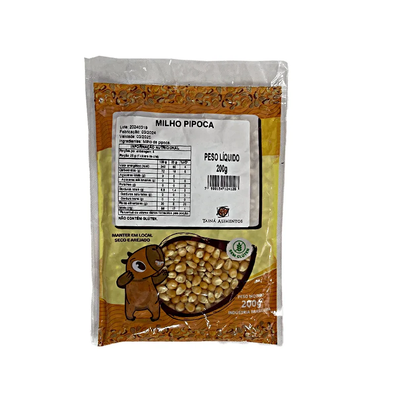 Milho De Pipoca Tainá Alimentos 200g