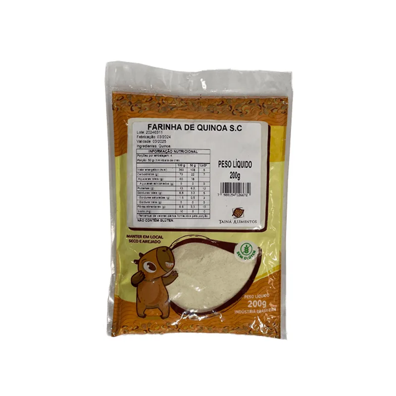 Farinha De Quinoa Sem Casca Tainá Alimentos 200g