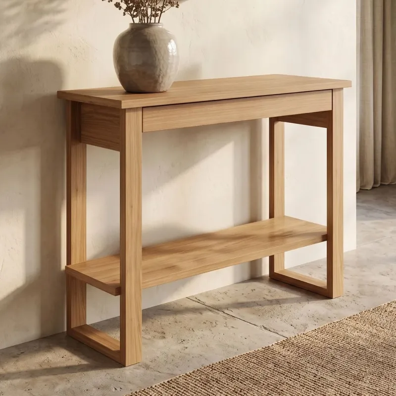 Aparador Sala de Estar 90 cm com 1 Gaveta 100% MDF Dalla Costa
