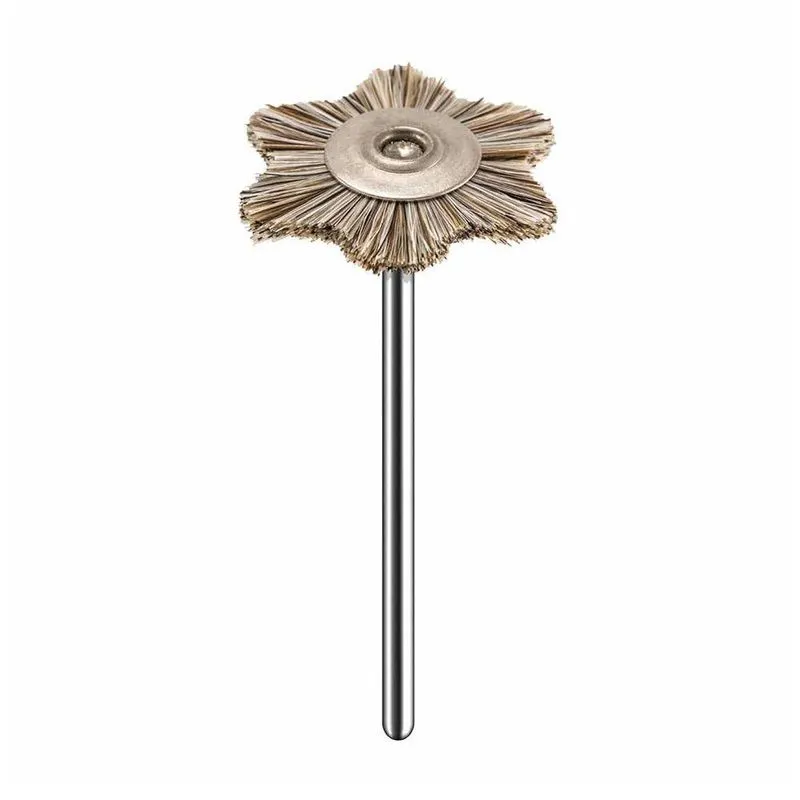 Escova De Polimento Pm Crina De Cavalo American Burrs Numeração:abmshm78g-22mm-estrela